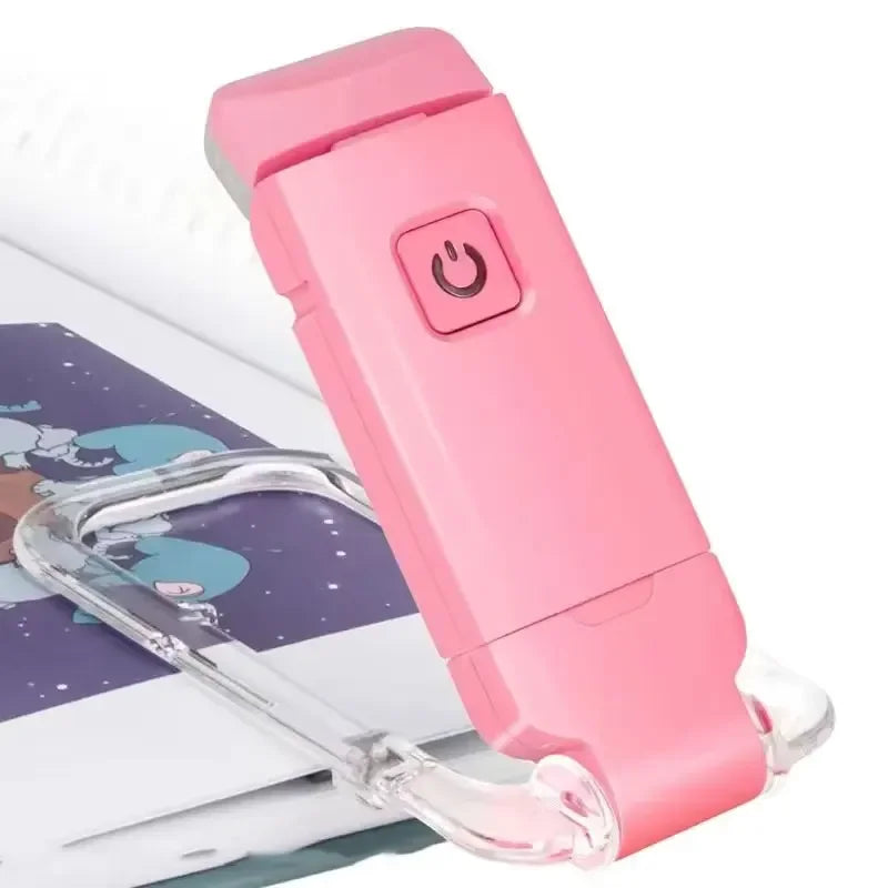 ZHIYU Clip-On LED Book Light | USB Rechargeable, 3 Brightness