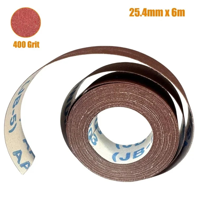 Sandpaper Roll 6M x 25cm Emery Cloth Grit 80 to 600 Abrasive Sandpaper Roll Oasis Select Single Roll P400