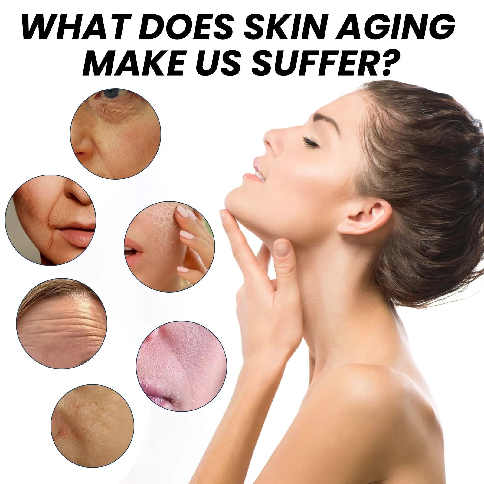 Collagen Face Serum Fade Fine Lines Tightening Smoothing Pore Brighten Skin Tone Moisturizing Nourishing Hyaluronic Acid Essence Oasis Select