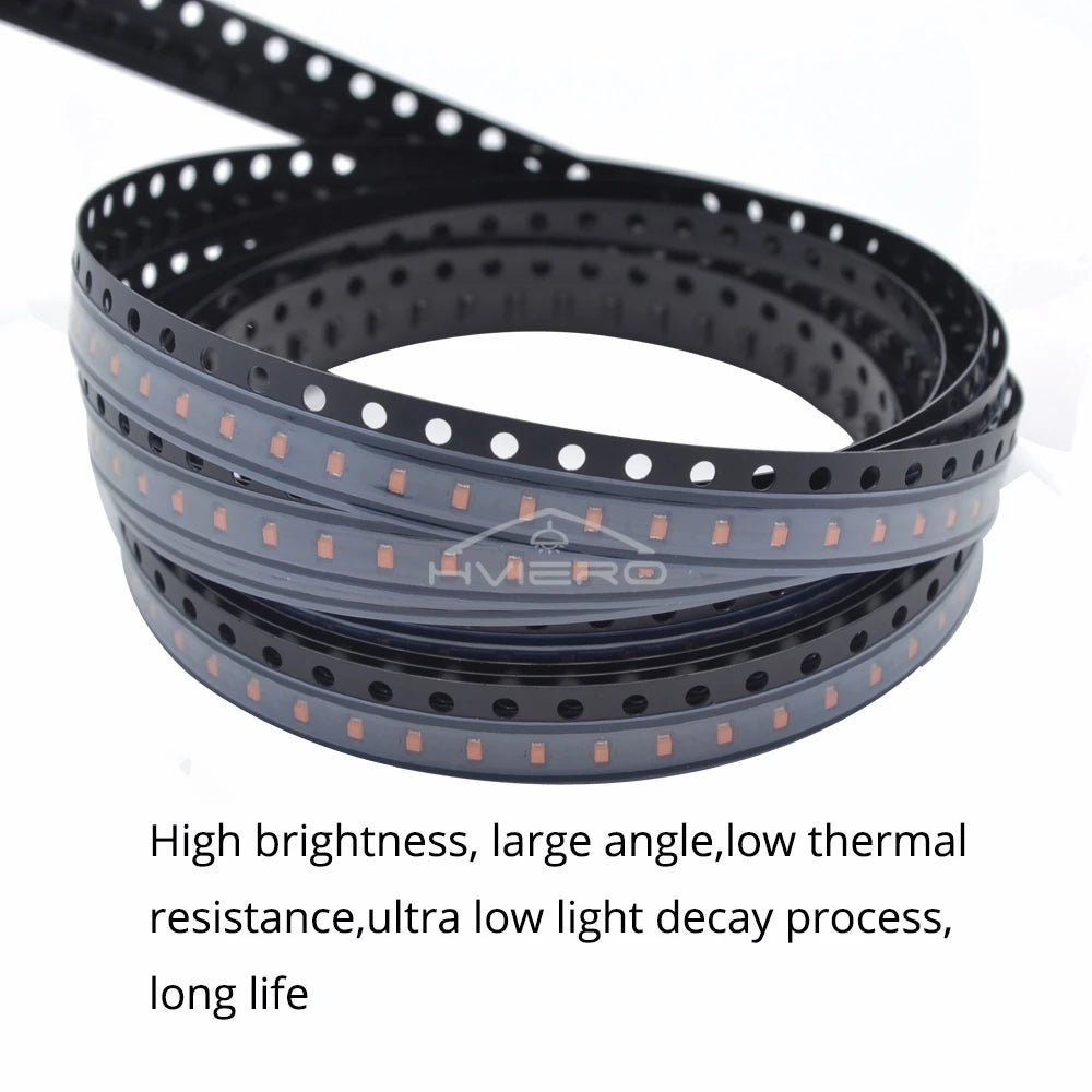 100pcs 0603 SMD LED Beads White Yellow Blue – DIY Diodes