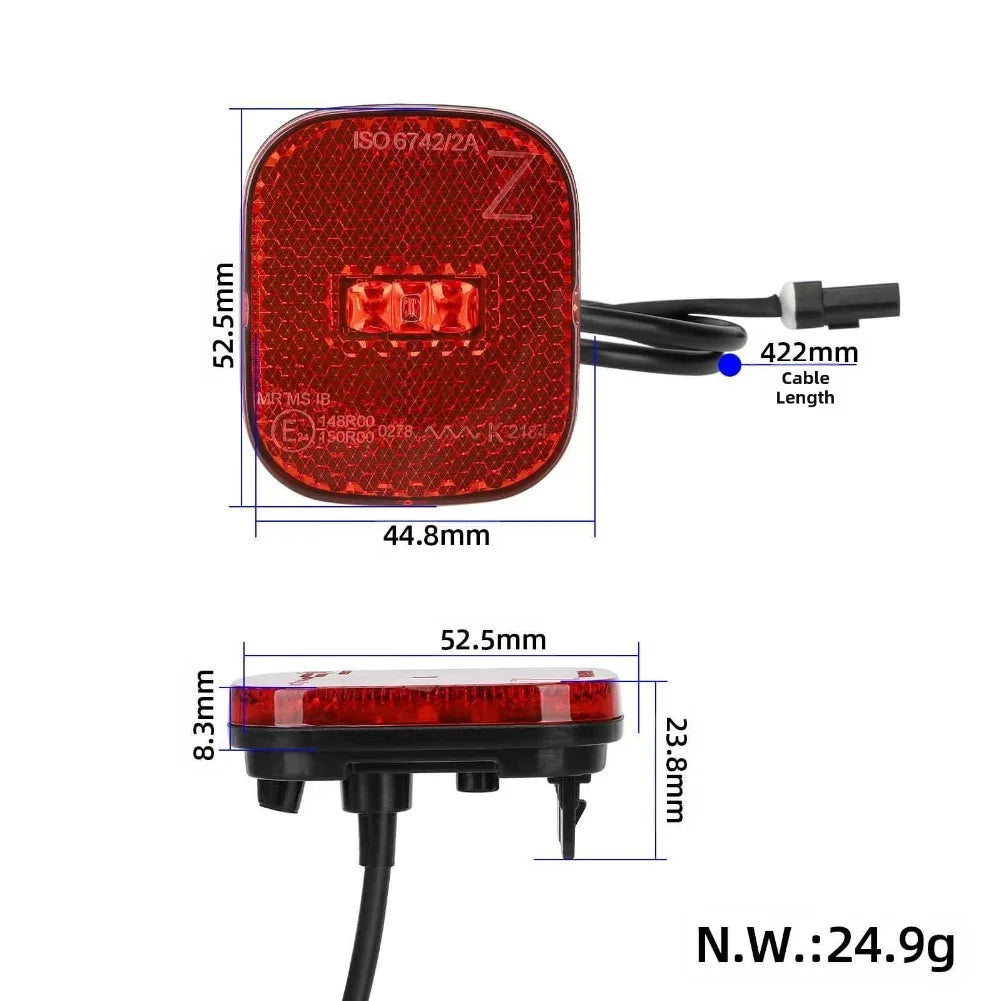 Rear Scooter For Fender Mudguard with Tail Light Compatible with For Ninebot For Segway Max G3 Electric Scooter Oasis Select