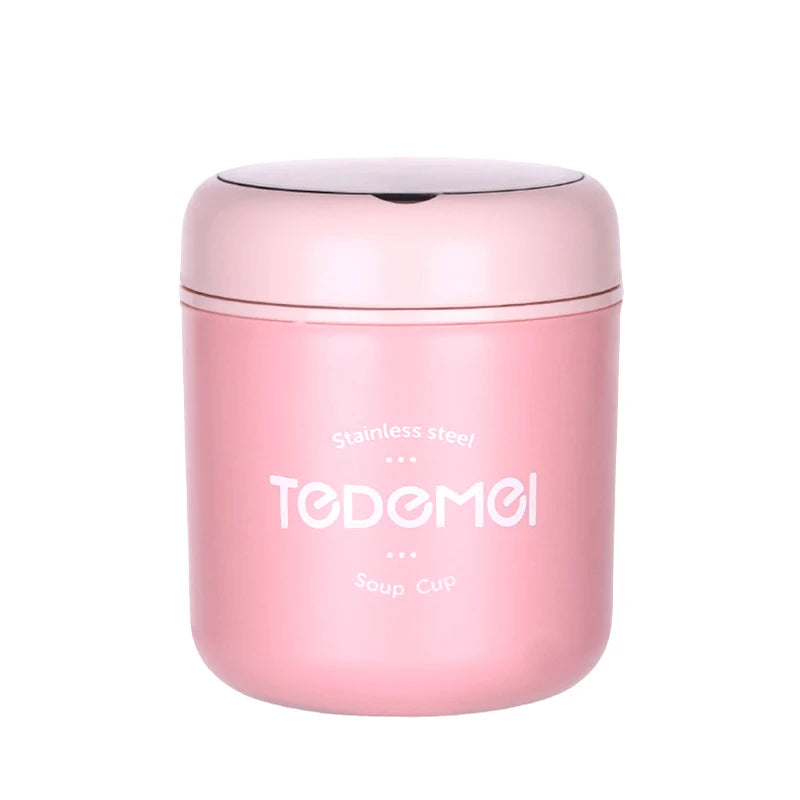 Stainless Steel Insulated Soup Thermos with Spoon Lunch Box Vacuum Cup Food Warmer Thermal Jar Container Cooler Oasis Select