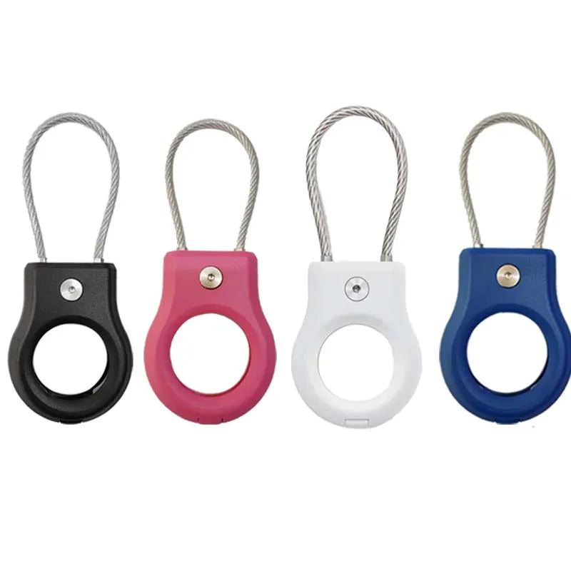Waterproof Apple AirTag Case with Steel Cable Keychain Holder AirTag Protective Case Oasis Select 4PCS