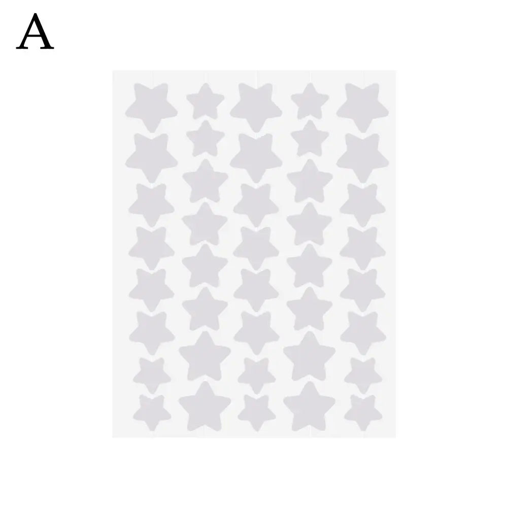 40pcs Colorful PE Pimple Patches Cute Star Shaped Pimple Cover Sticker Invisible Pimple Cover Removal Pimple Patch Oasis Select A CN