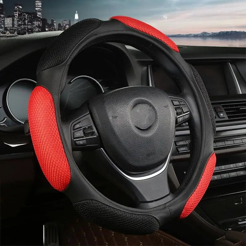 Steering Wheel Cover Suitable For 38cm Diameter Car Accessories Interior Steering Wheel Protective Decoration Universal Oasis Select