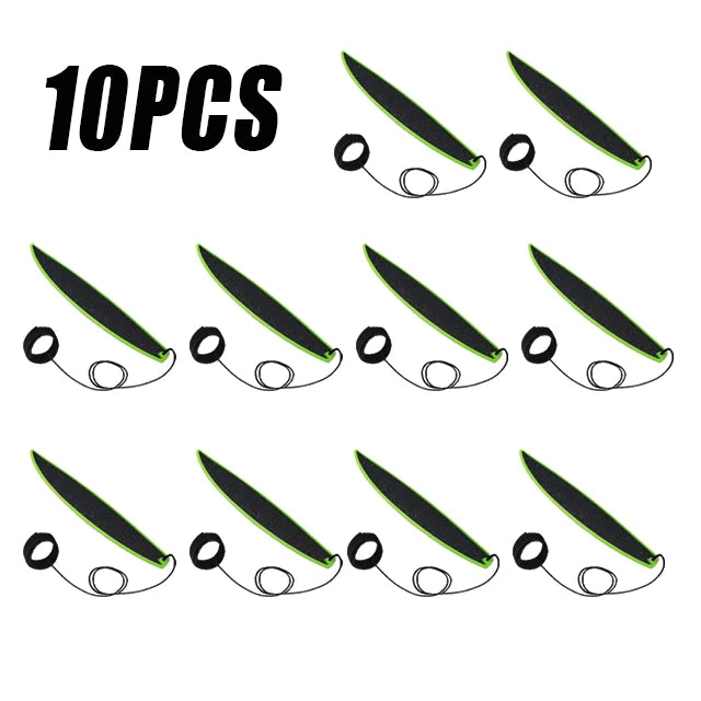 10PCS Finger Surfboard Mini Fingertip Surfboard Toys Surf Wind Mini Board Children's Toys Birthday Gift Novelty Toys Oasis Select Green-10PCS