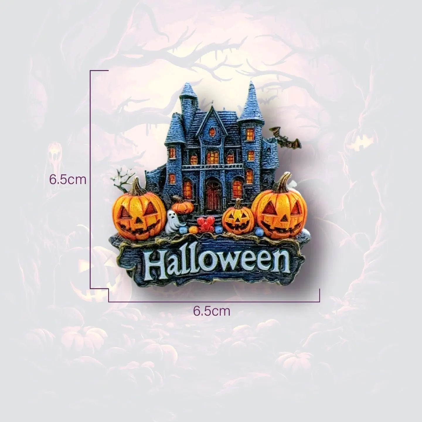 Refrigerator Stickers Halloween Series Souvenirs Creative Gifts Home Decor Magnetic Stickers Accompanying Ceremony High Sense Oasis Select Shadow Castle