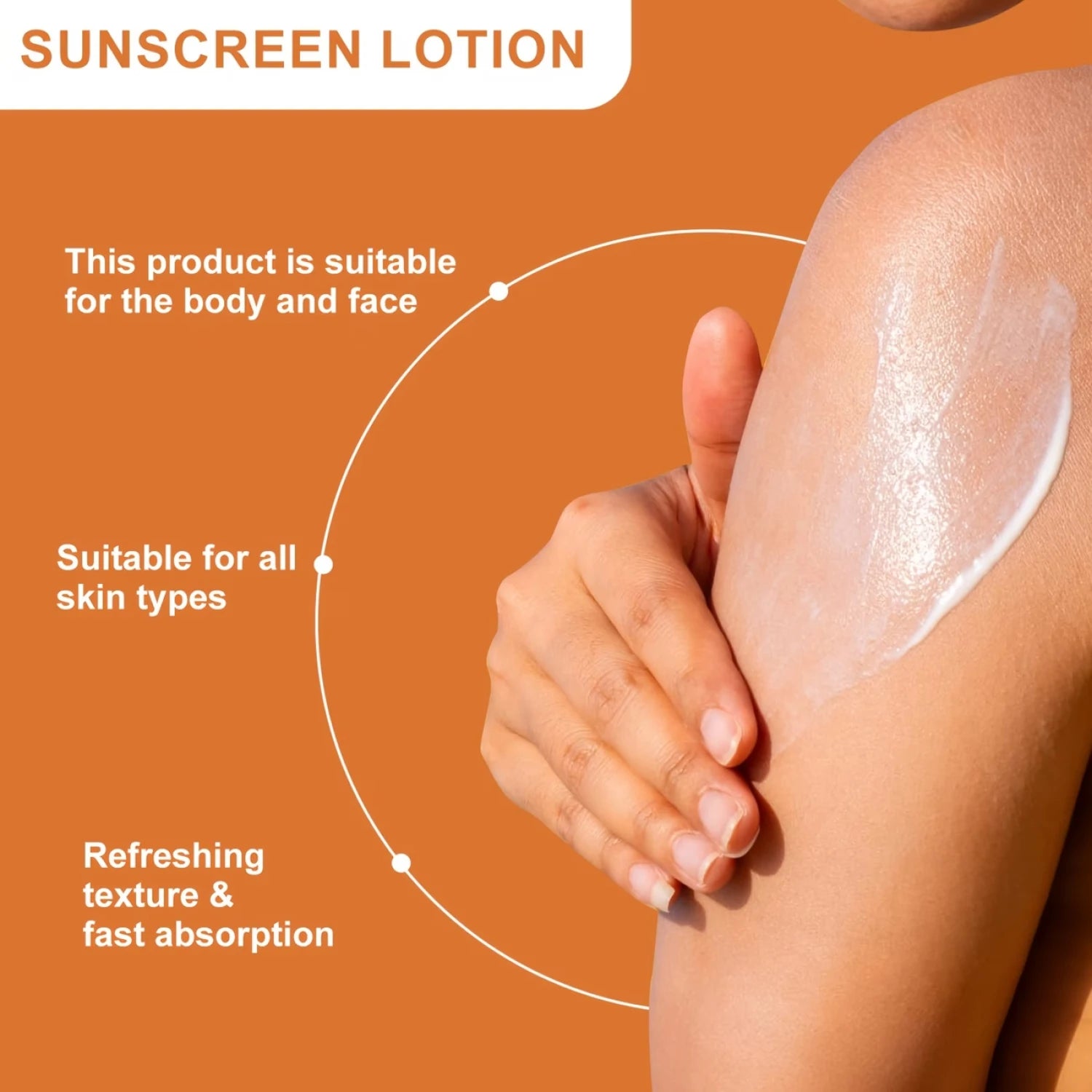 SPF50 PA+++ Collagen Sunscreen – 36HR Hydrating & Water Resistant Collagen Sunscreen Oasis Select