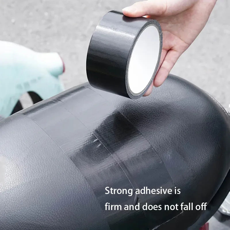 5/10m black fabric tape for repairing leather seats, 16.4/32.8 ft bicycle motorcycle seat cushion, sofa, and worn black tape Oasis Select