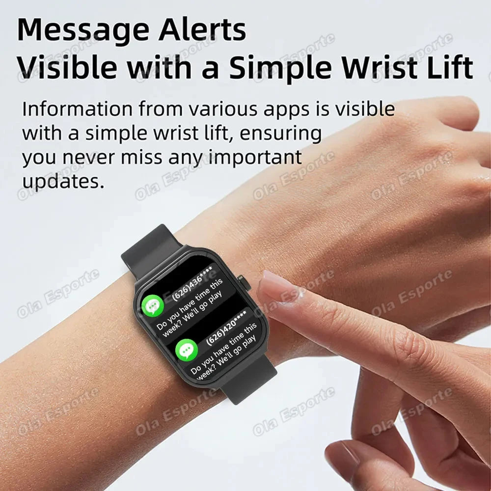 Ola Esporte HT30 Smart Watch – 2.01" HD Bluetooth Fitness Watch