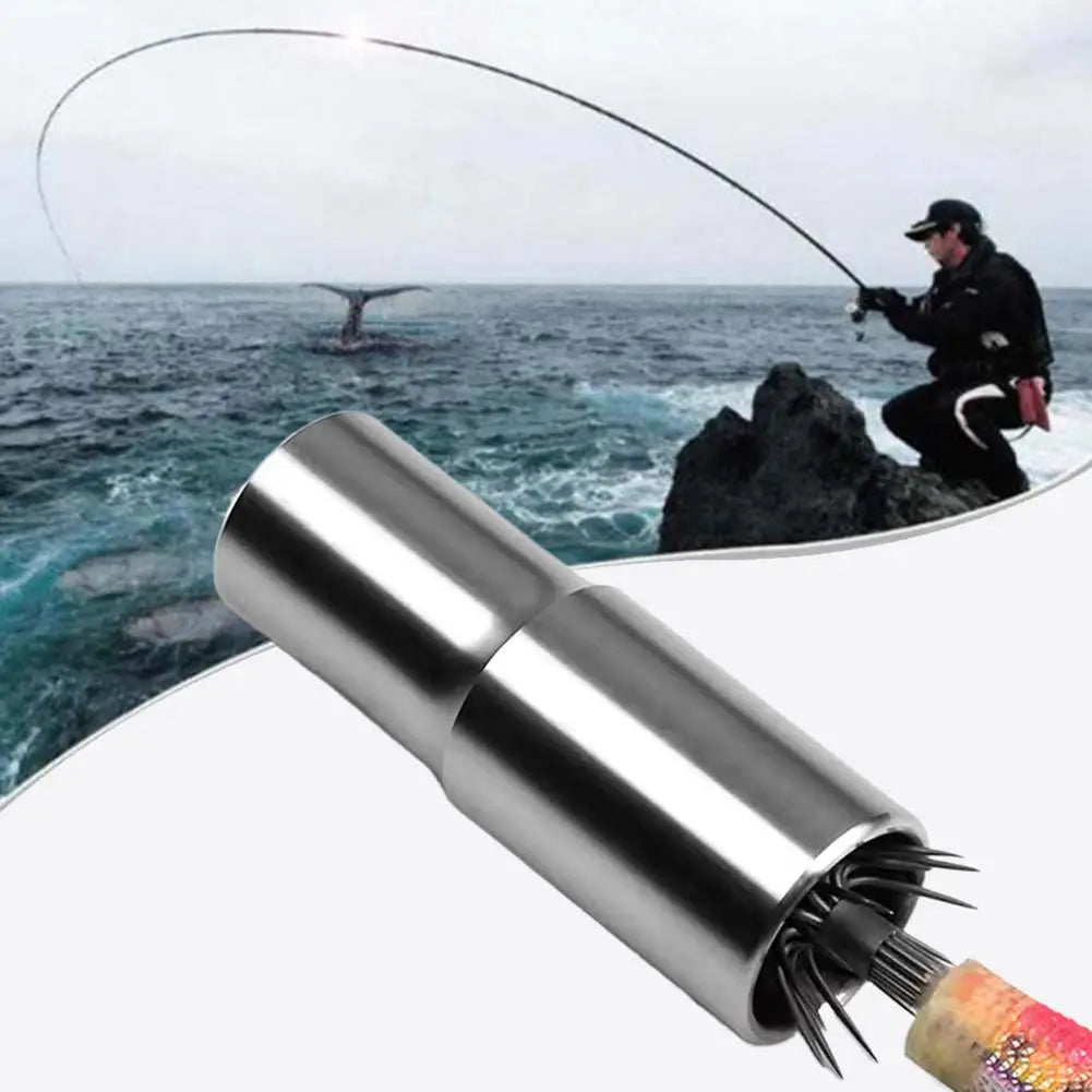 New Stainless Steel Squid Hook Corrector Octopus Hook Repair Tool Can Restore Deformed Fishhook Fishing Pesca Tackle Accessory Oasis Select