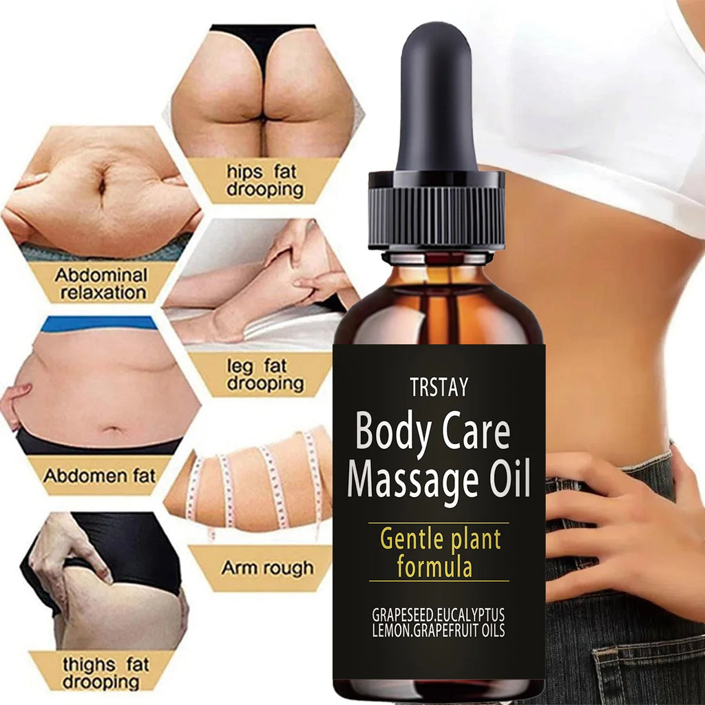 Anti-Cellulite Massage Oil COLLAGEN+STEM CELL INFUSED burning fat, firming the whole body, reducing abdominal weight loss, Oasis Select