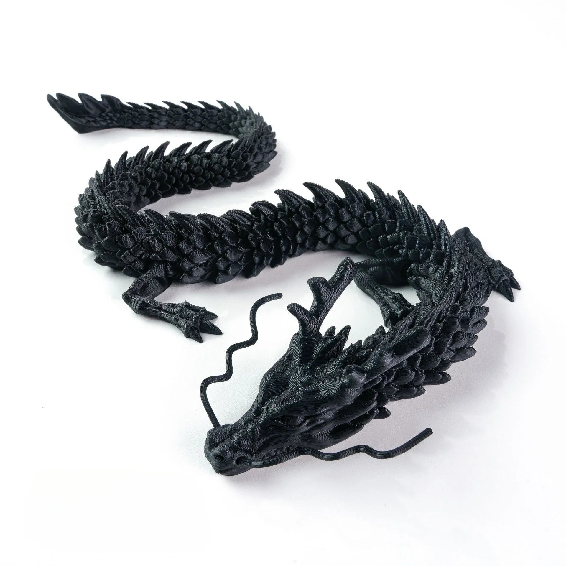 3D Printing Chinese Dragon Landscaping Ornaments Handicrafts Joints Movable Creative Figure Decoration Children's Gift Toys Oasis Select 5 45cm