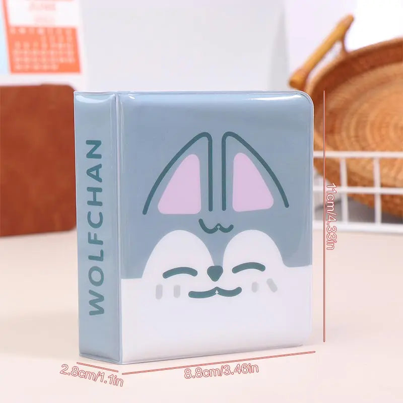 Cartoon Animals 3 Inch Album Star Photo Small Card Storage Album Cute Idol Picture Postcard Kpop Card Binder Card Book Oasis Select WW-07