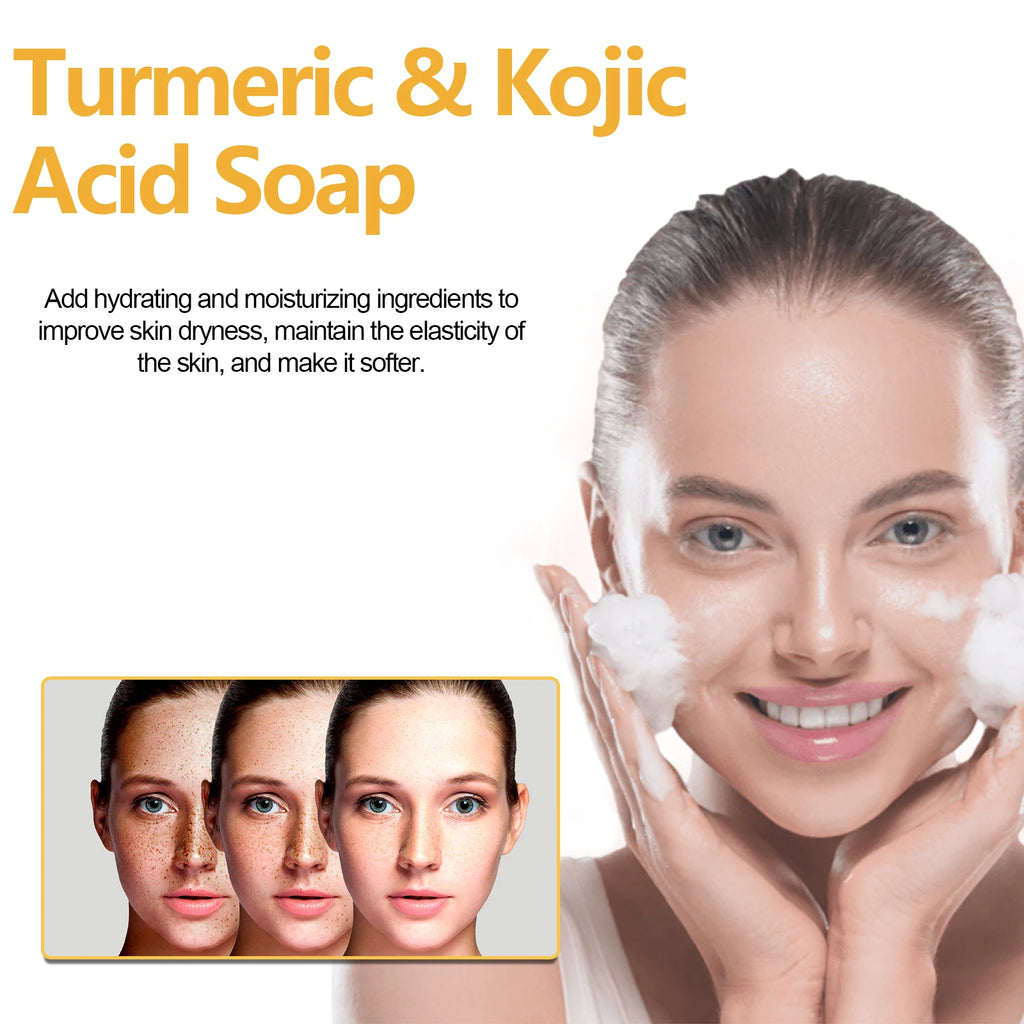 EELHOE Turmeric Kojic Acid Soap – Brighten & Fade Dark Spots