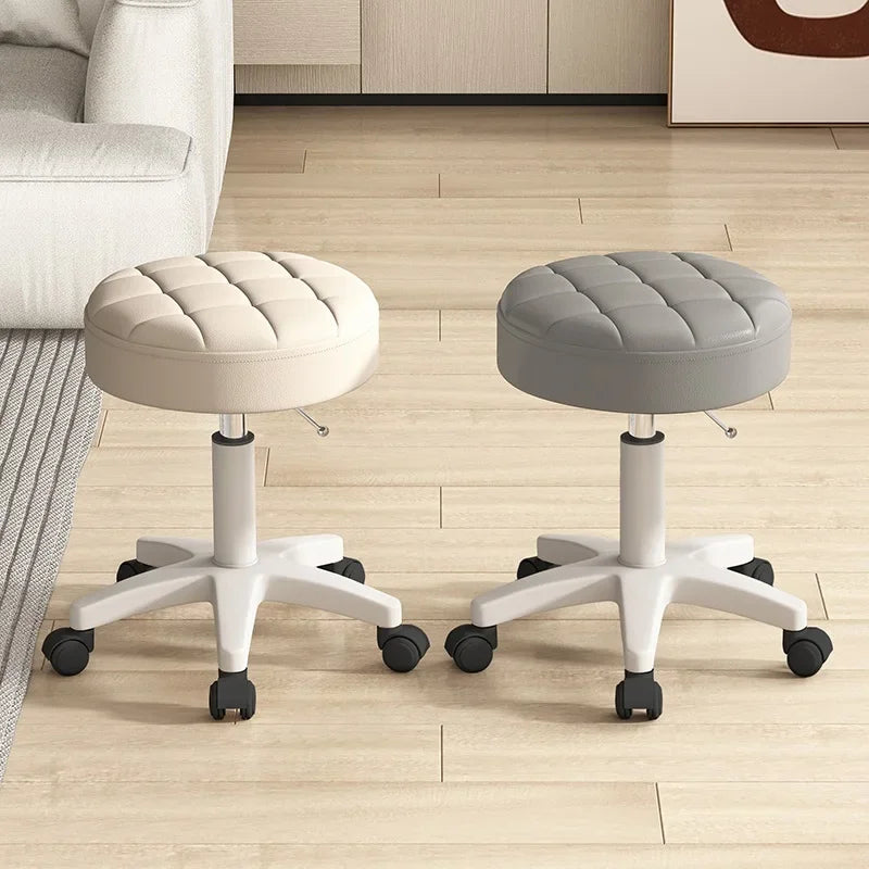 Massage stool Beauty salon stool Lifting rotating round stool Hair manicure Barber shop stool Round stool with wheels Oasis Select