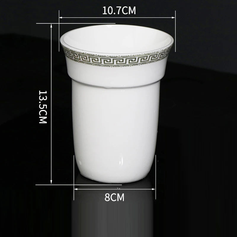 . Bathroom accessories Ceramic Toilet Brush Cup for toliet brush holder parts Oasis Select