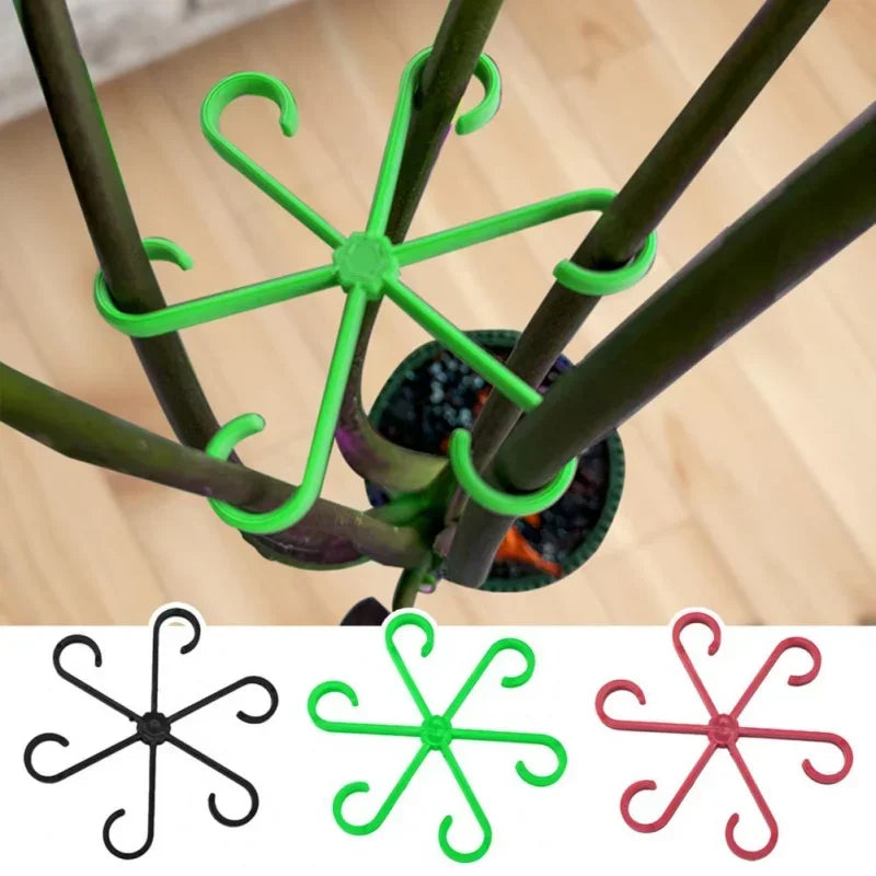 4pc Plant Fixing Clip Plant Climbing Support Frame Flower Stem Folding Frame Stem Finishing Period Gardening Tools and Equipment Oasis Select
