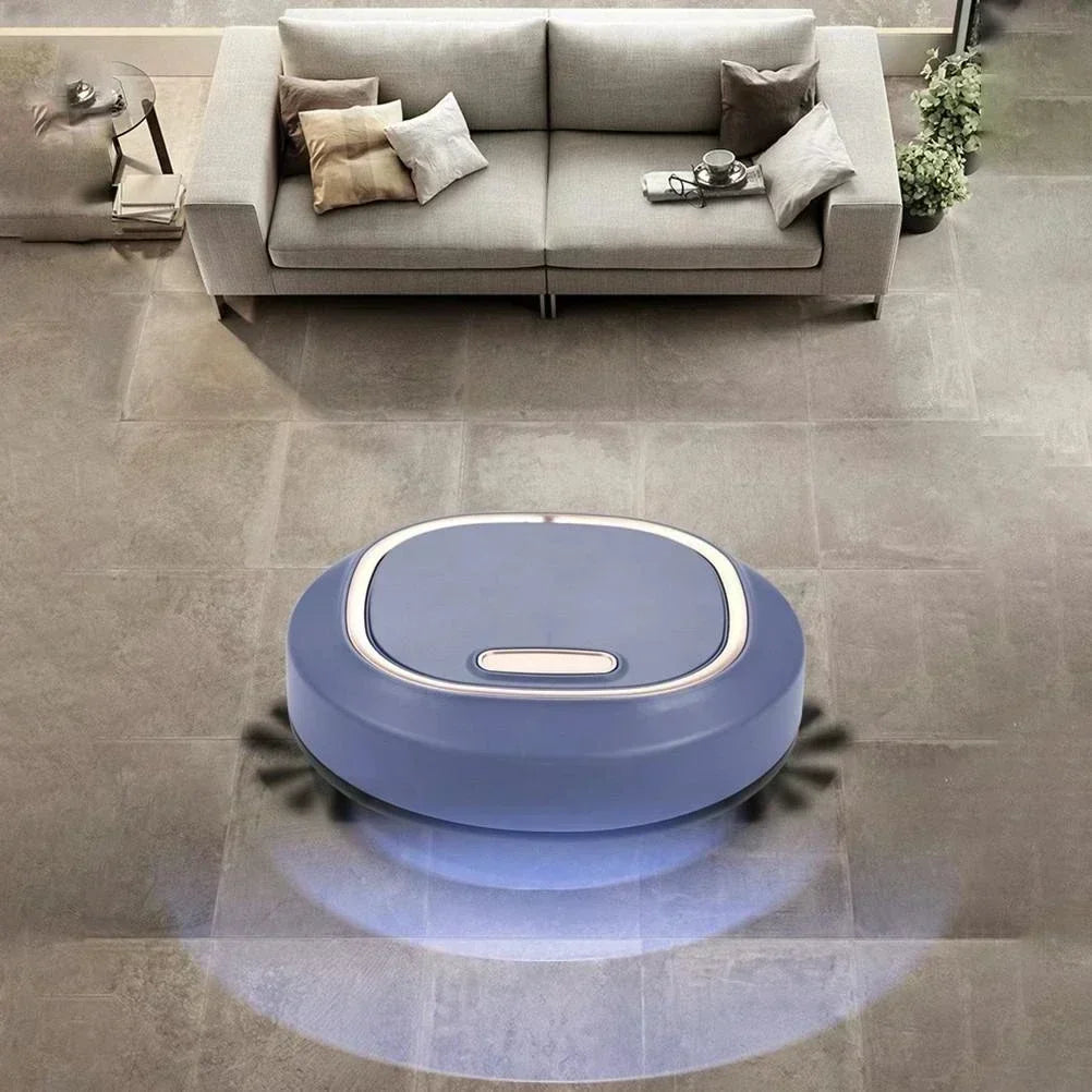 3-in-1 Smart Robot Vacuum – Sweep, Mop & Brush, 60-Min Run