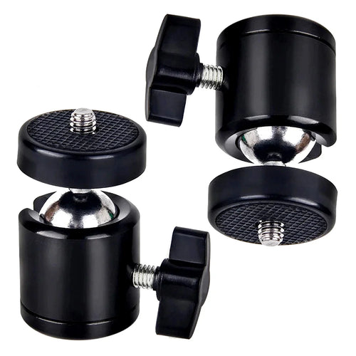 1/4" Hot Shoe Ball Head Mount Adapter for DSLR & Action Cameras Camera Ball Head Mount Oasis Select Default Title