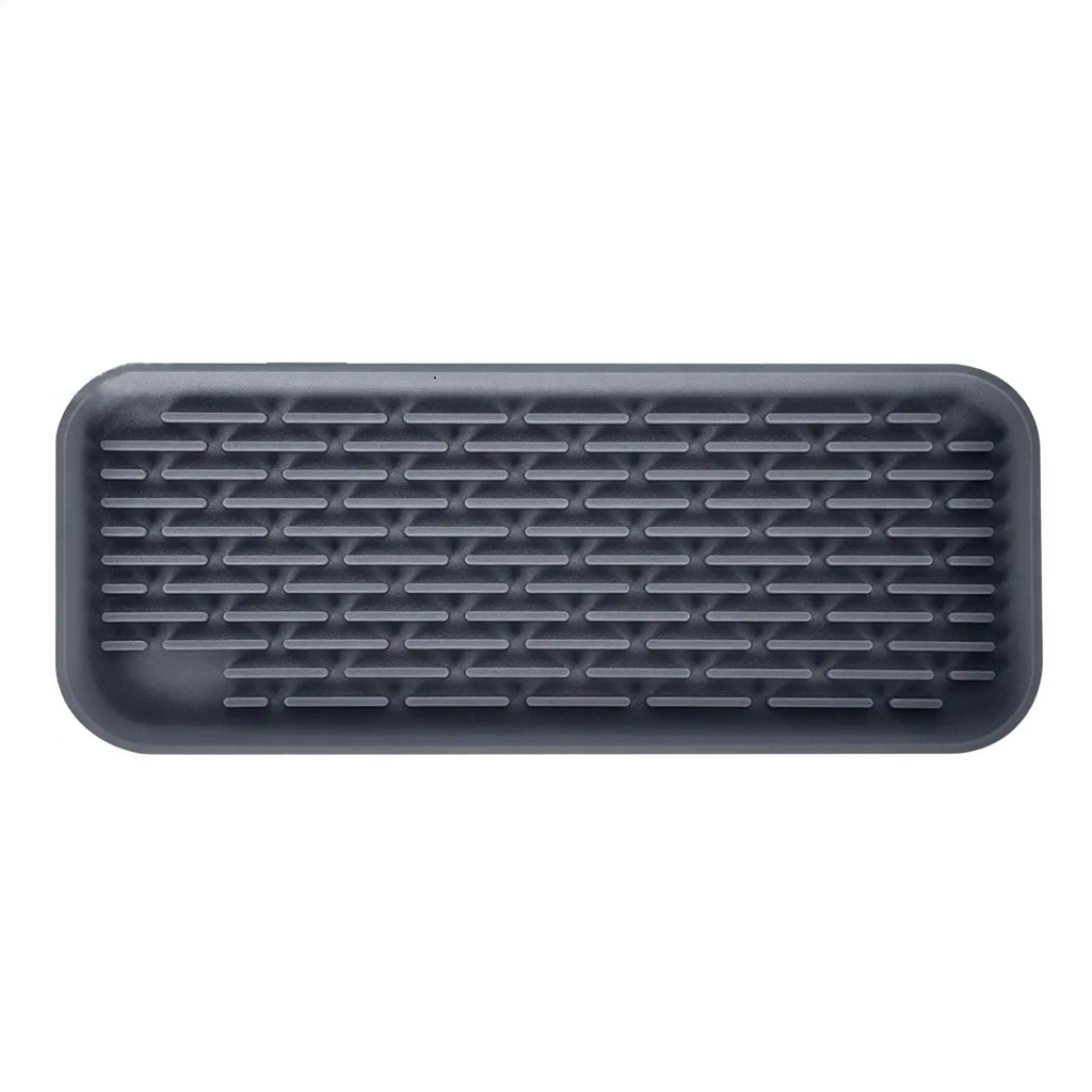 Silicone Drain Tea Coaster Heat Resistant Cup Drying Non-Slip Mat Bathroom Sink Tray Multifunctional Drain Soap Drain Rack Oasis Select