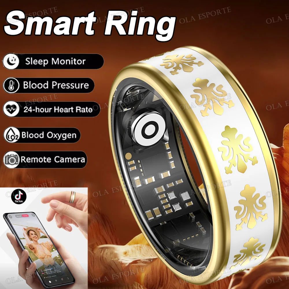 Ola Esporte Smart Ring – IP68 Fitness Tracker | Men & Women