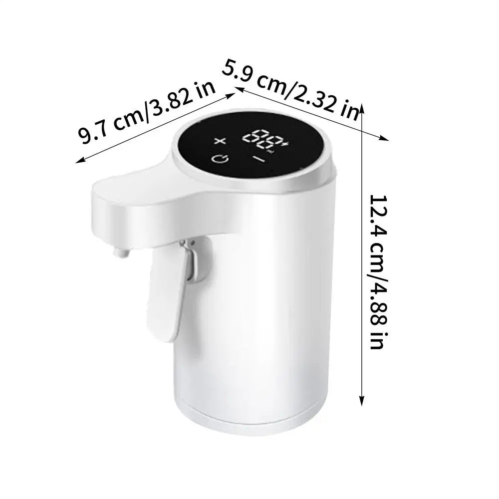 Wine Aerator Pourer Electric Touch Screen 4-Mode Digital Alcohol Bottle Dispenser Wine Accessories for Home Bar Office Travel Oasis Select White