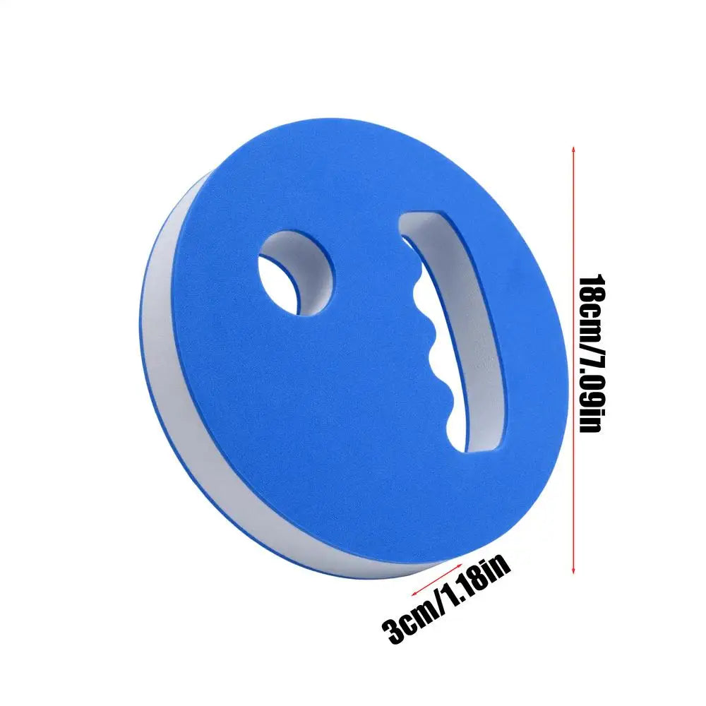 2Pcs Water Exercise Discs Swim Hand Disc Buoyancy Pool Exercise Swim Training Tool EVA Foam Aerobic Equipment Water Paddle Board Oasis Select Blue