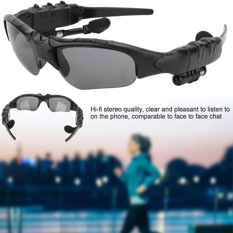 Glasses Headset Stereo Earphones Wireless Headset with Mic Glasses Sunglasses for Driving Cycling Sports Headphones Oasis Select