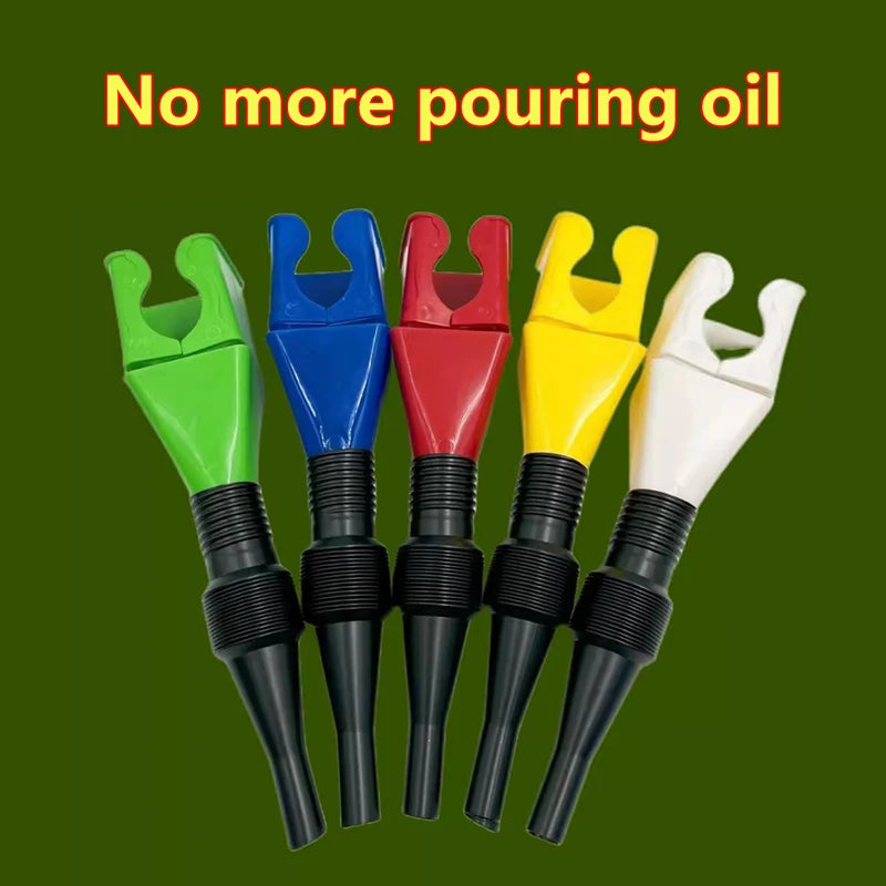 Car Refueling Funnel Gasoline Foldable Engine Oil Funnel Tool Plastic Funnel Car Motorcycle Refueling Tool Auto Accessories Oasis Select