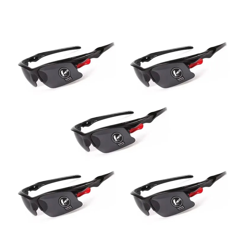 1/2/3/4/5pcs Professional Driving Glasses Polarized Yellow Car Goggles Driving Sunglasses Anti-Glare Vintage Glasses Accessories Oasis Select 5pcs Black