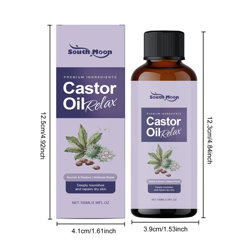 South Moon Castor Body Massage Oil – Nourishing & Firming 100ml Body Massage Oil Oasis Select 1Pcs 100ml