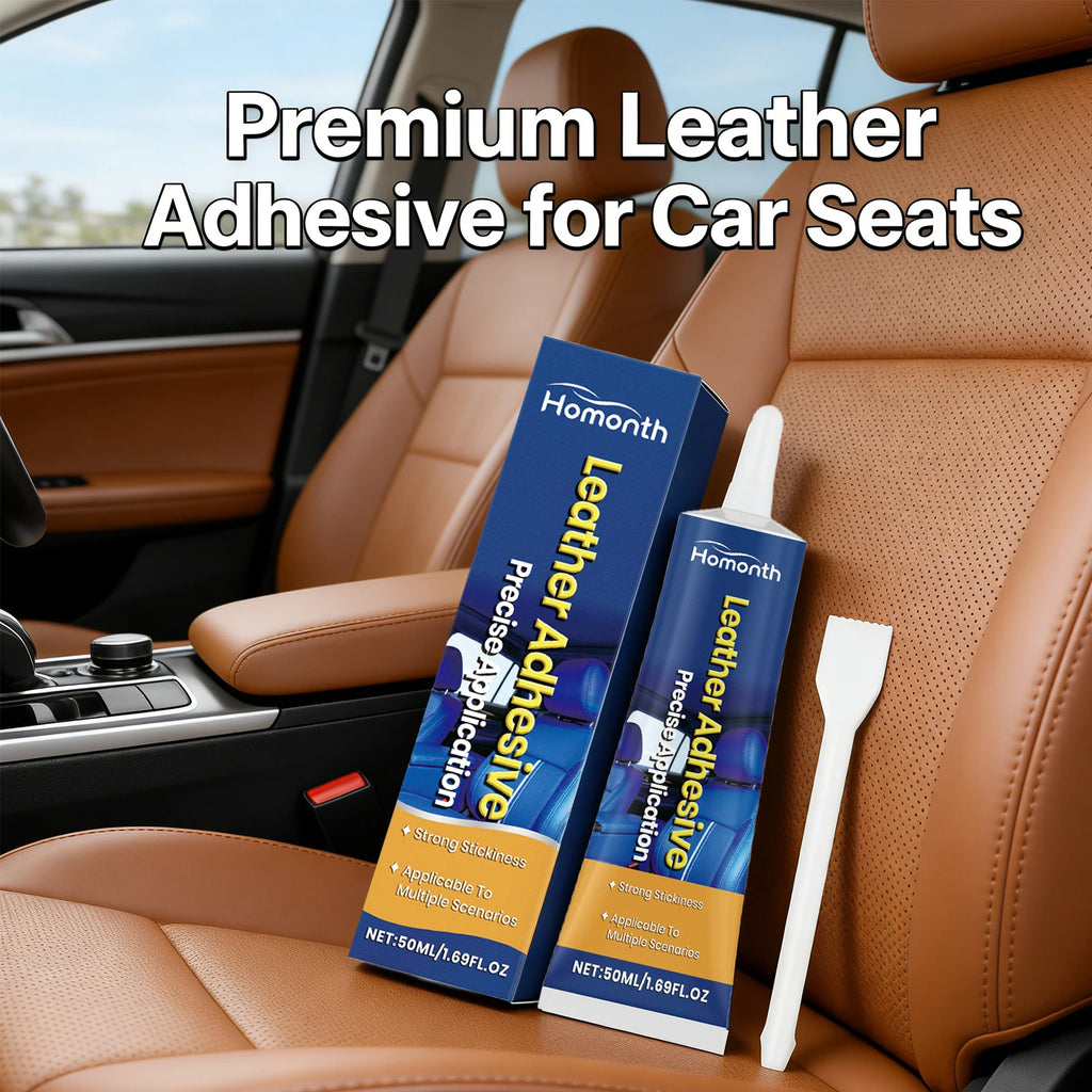 Leather Adhesive for Leather Shoes Bags Strong Adhesion Waterproof Quick Dry Avoid Drilling Nailing Car Leather Care Oasis Select