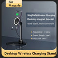 MAMEN Magnetic Phone Stand – MagSafe Desk Holder iPhone 12–15
