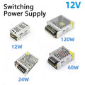 AC110V 220V To DC 12V Switching Power Supply 12W 24W 60W 120W Power Source Light Transformer For Led Strip CCTV Oasis Select 12V 1A 12W