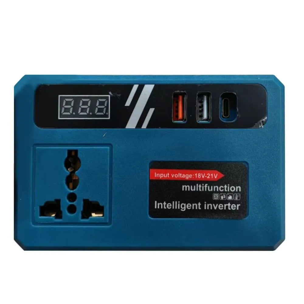 Makita Battery Inverter 3 USB Ports 120W DC to AC Converter