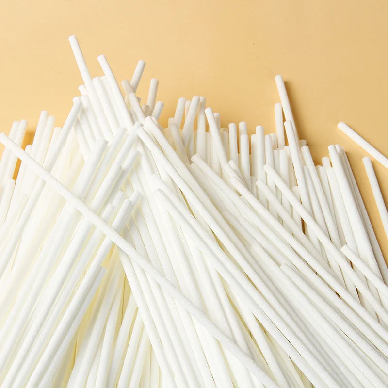 100pcs Per Pack Fiber Reed Diffuser Sticks 3mmx20cm Rattan Home Fragrance Aromatherapy Sticks Lasting for Office Bedroom Oasis Select
