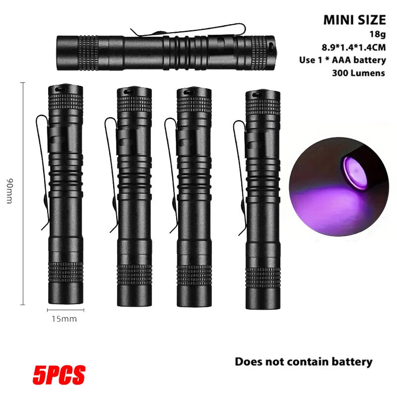 395nm UV Flashlight – Pet Urine Detector & Scorpion Finder