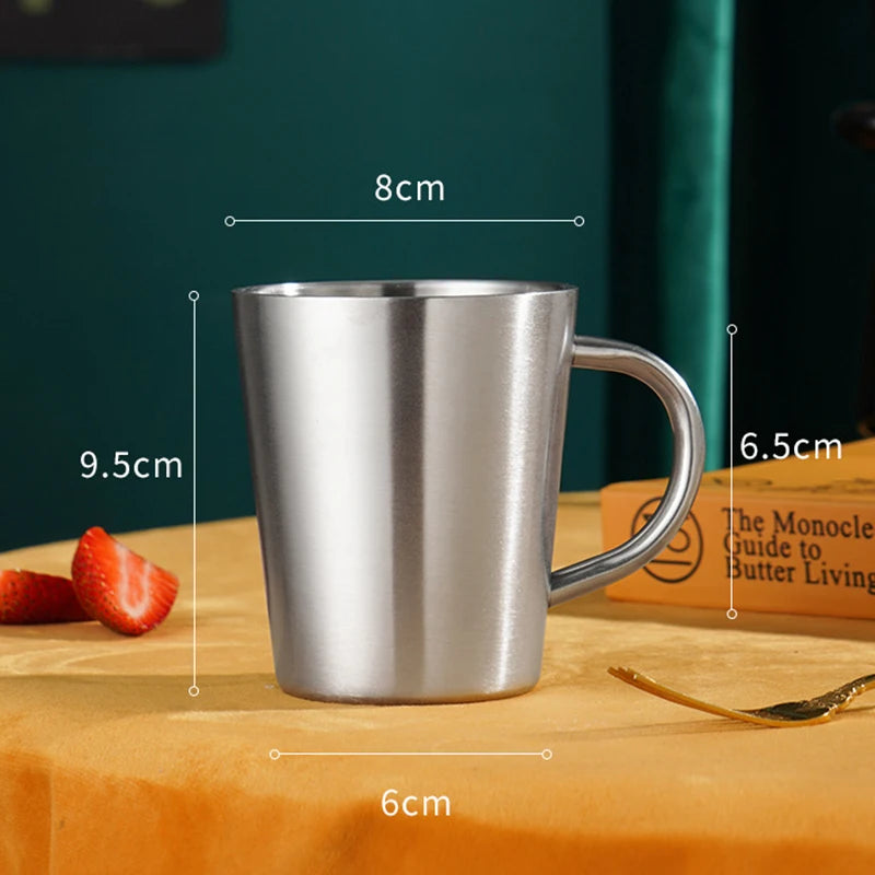 304 Stainless Steel Double Wall Insulated Coffee Mug 300ml Insulated Coffee Mug Oasis Select