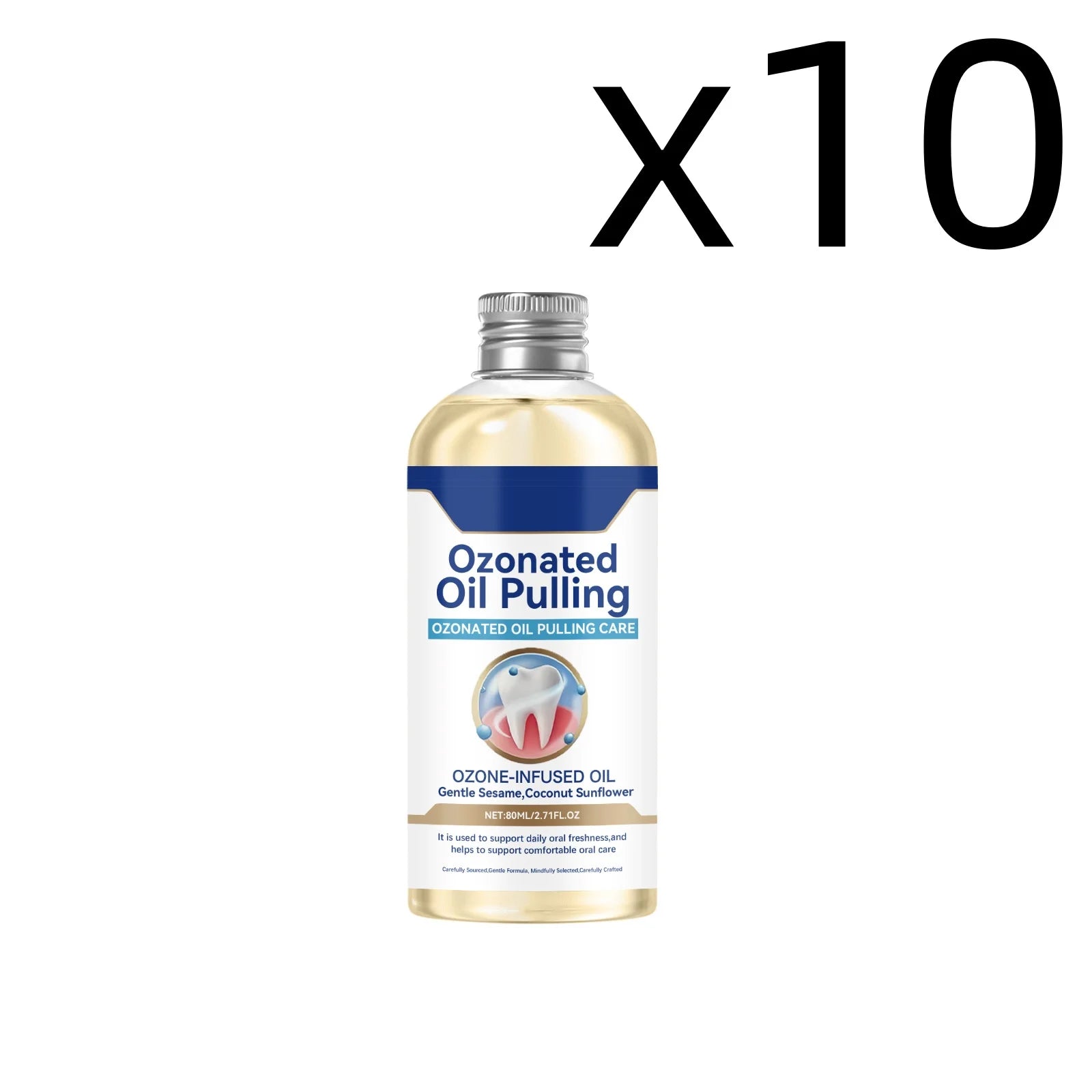 Mint Mouthwash Deep Oral Clean Instantly Fresh Breath Reduce Gum Trouble Remove Bad Smell Lasting Cool Taste Refresh Mouthwash Oasis Select 80ml X 10PCS One Unit adults