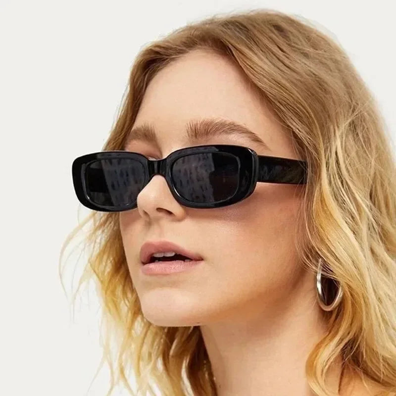Fashion Sunglasses Classic Retro Square Glasses Women Brand Vintage Travel Small Rectangle Sun Glasses Female Eyewear Anti-Glare Oasis Select