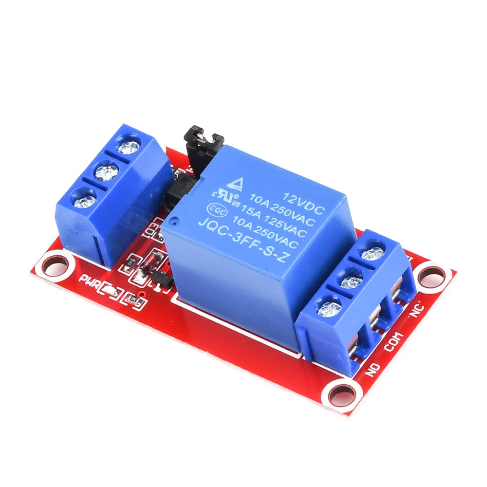 1-10Pcs 1 Channel 12V Relay Module Board Shield With Optocoupler Relay Module Support High and Low Level Trigger Oasis Select