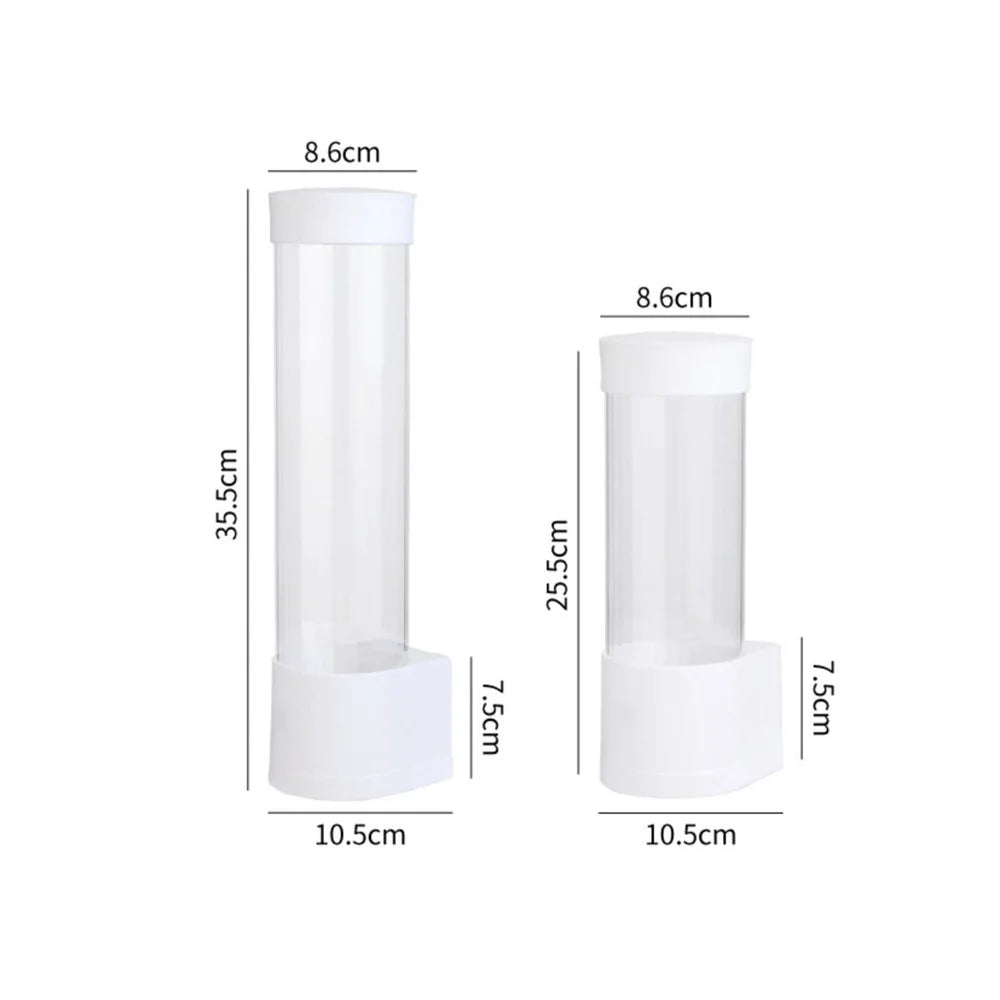 Disposable Paper Cups Dispenser Plastic Cup Holder For Water Dispenser Wall Mounted Automatic Cup Storage Rack Cups Container Oasis Select
