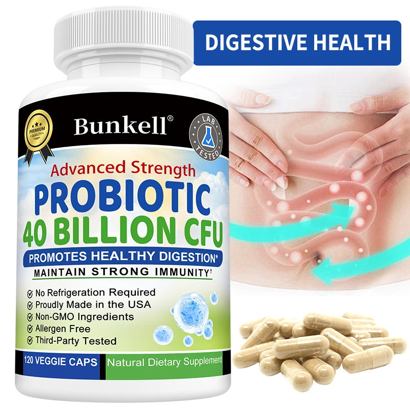 Probiotic 40 Billion CFU – Gut Health, Digestion & Immunity Support Probiotic Supplement Oasis Select