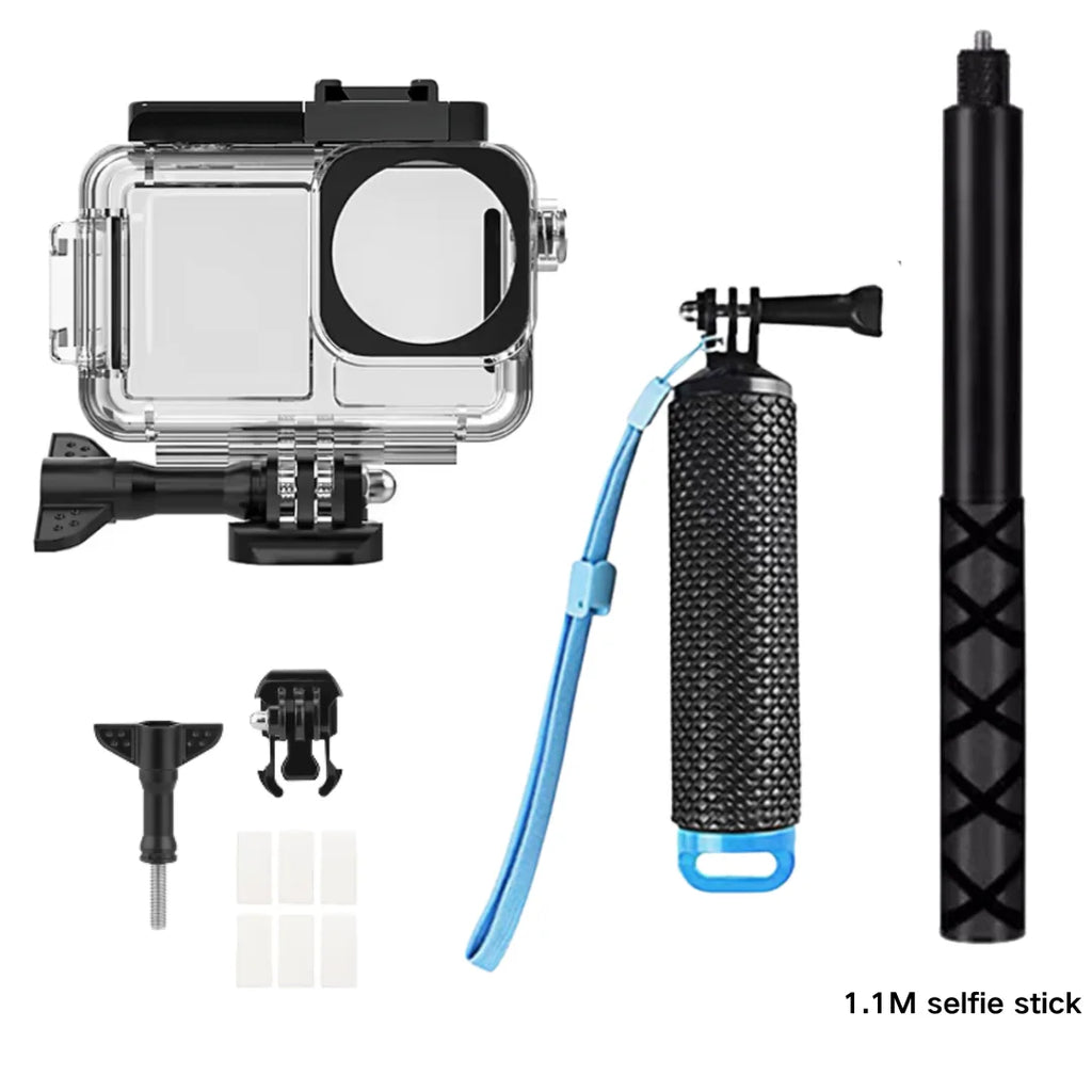 70M Dive Housing for DJI Osmo Action 6 + Underwater Fill Light