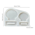 Diy Epoxy Photo Frame Silicone Mold Love Shell Shape Valentine's Day Gift Desktop Decoration Abrasive Tools Oasis Select B