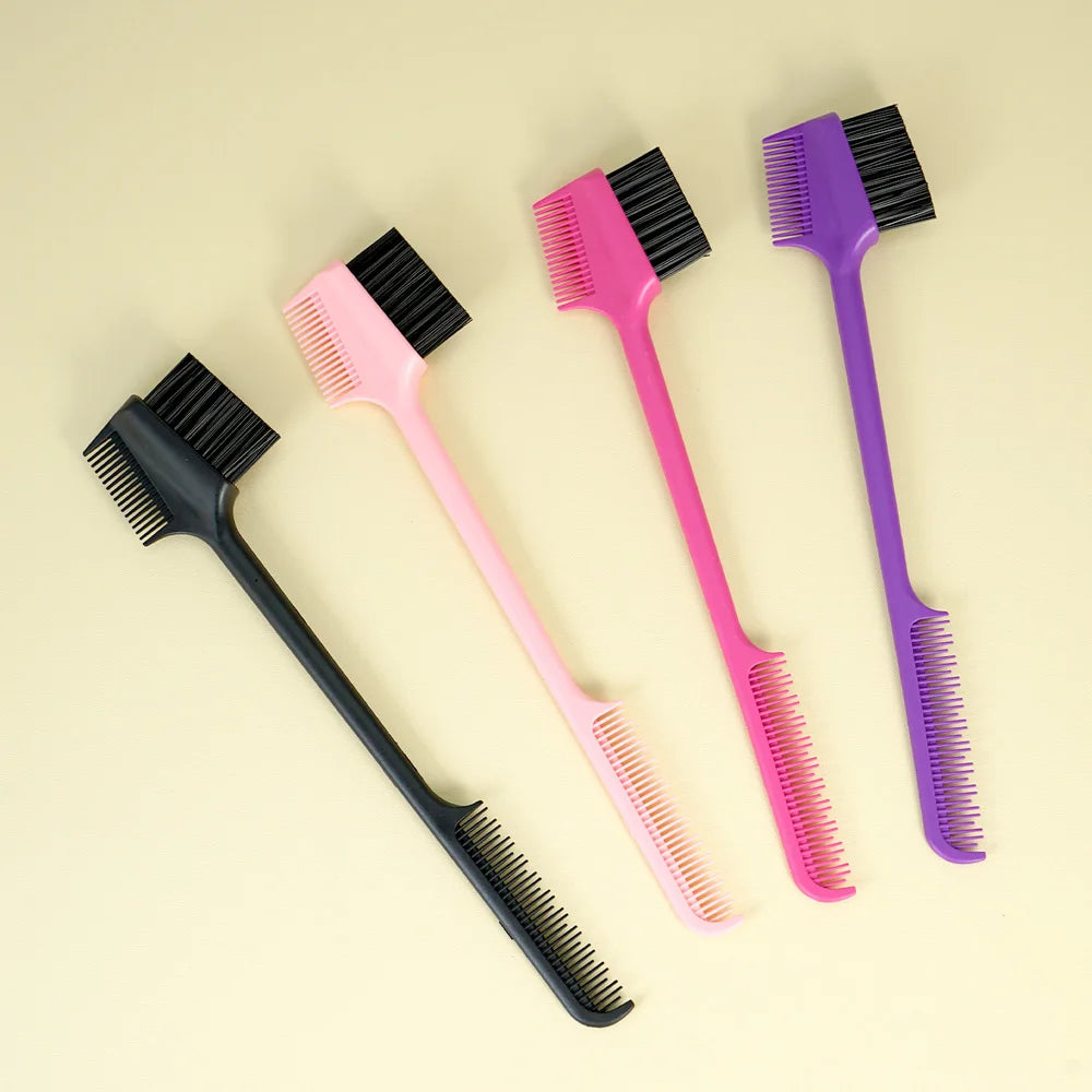 Double-Sided Hair Dye Brush & Comb Set – Salon & Home Hair Color Applicator Oasis Select