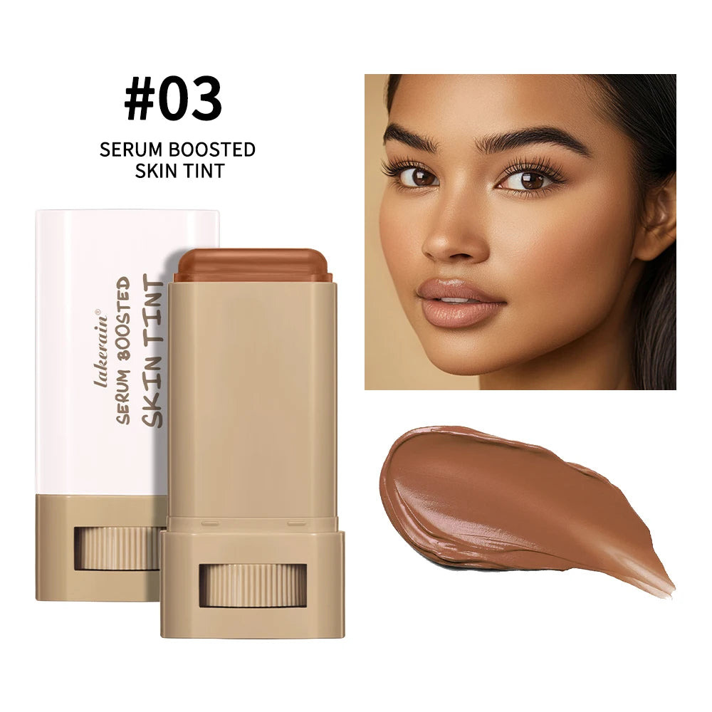 Beauty Balm Serum Boosted Skin Tint Foundation Stick Smooth Plumper Hight Coverage Travel Bronze Foundation Makeup Oasis Select Color 3