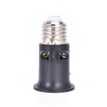 PBT Fireproof E27 Bulb Adapter Lamp Holder Base Socket Conversion with EU Plug Oasis Select Black