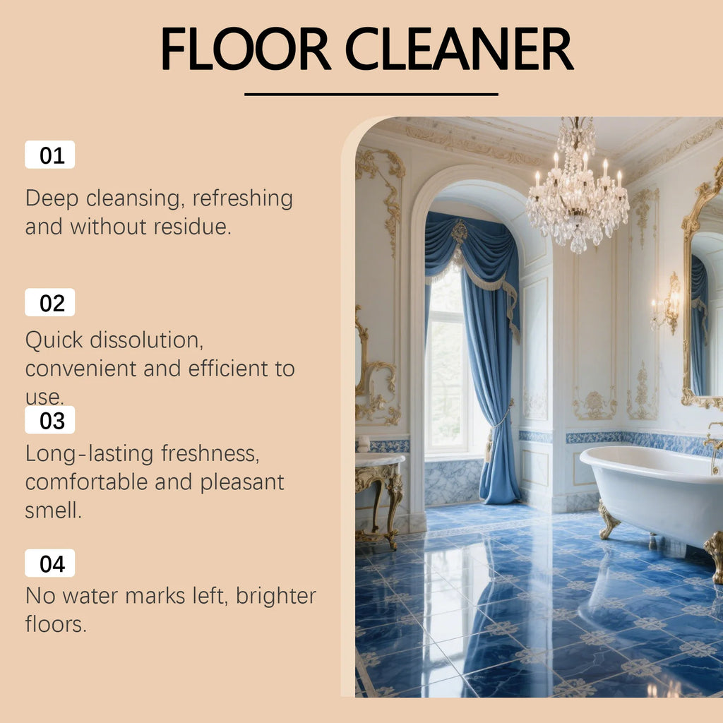 Floor Dissolvable Cleaning Sheets Deep Stain Removal Quick Dry Restore Gloss for Tile Hardwood Household Floor Cleaner Sheets Oasis Select